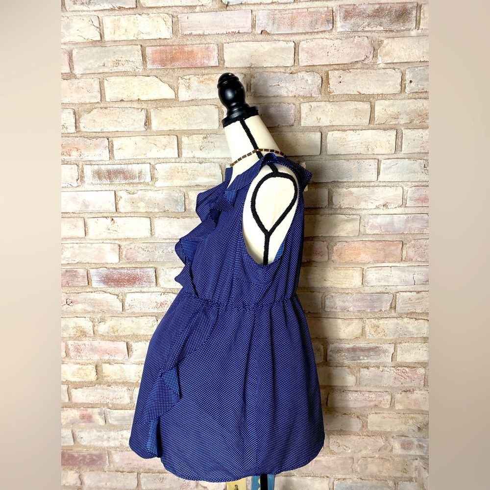 NWT Motherhood Maternity Sleeveless Polka Dot Top